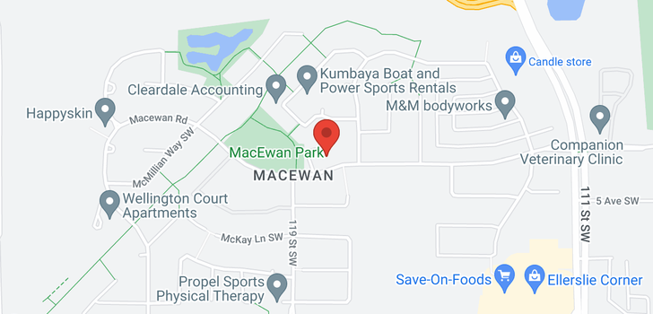 map of #220 226 MACEWAN RD SW